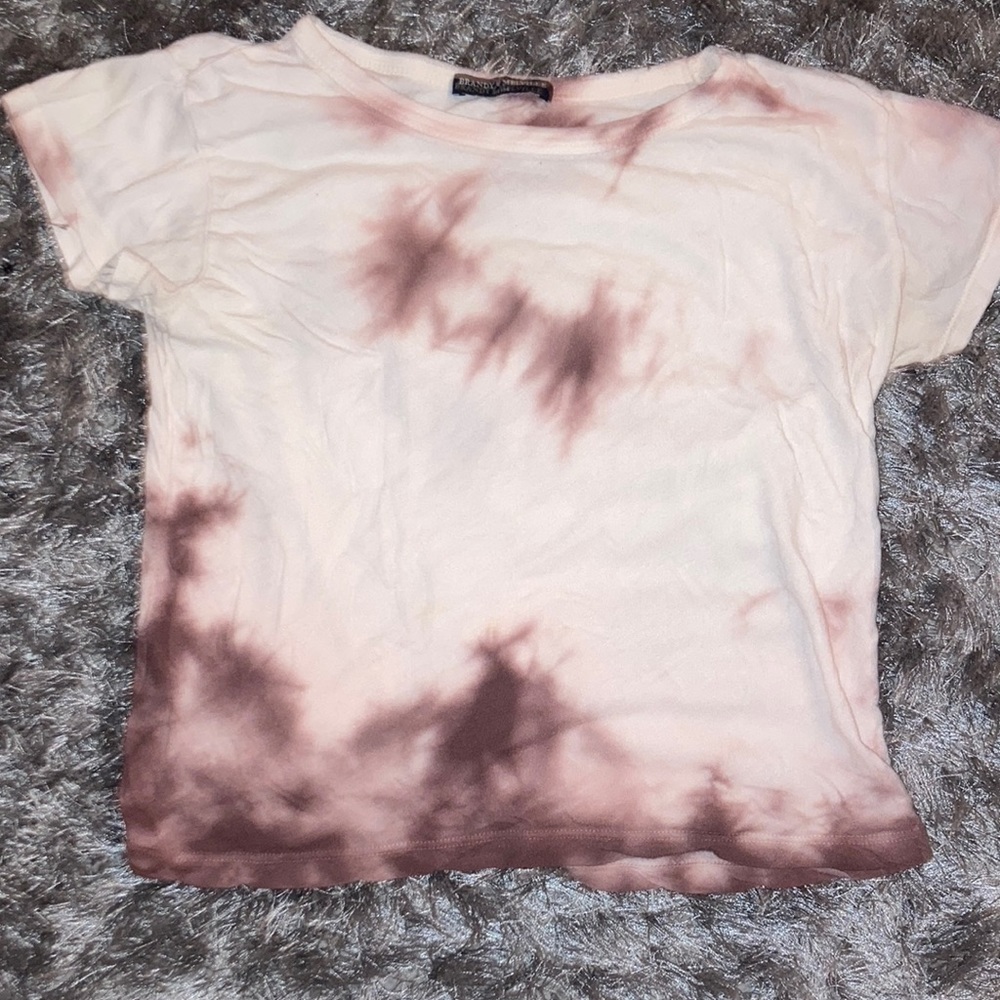 Short sleeve tee crop top brandy Melville